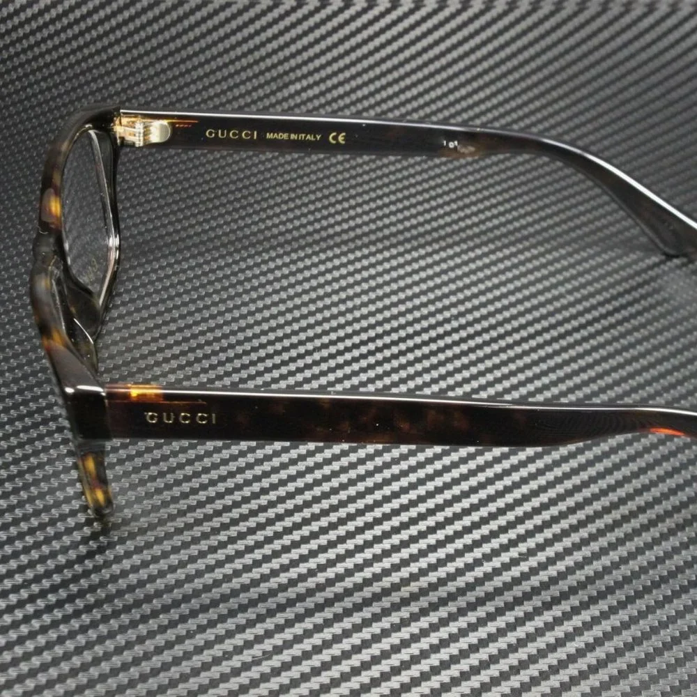 GUCCI MEN's HAVANA 55MM EYEGLASSES! NEW! SALE